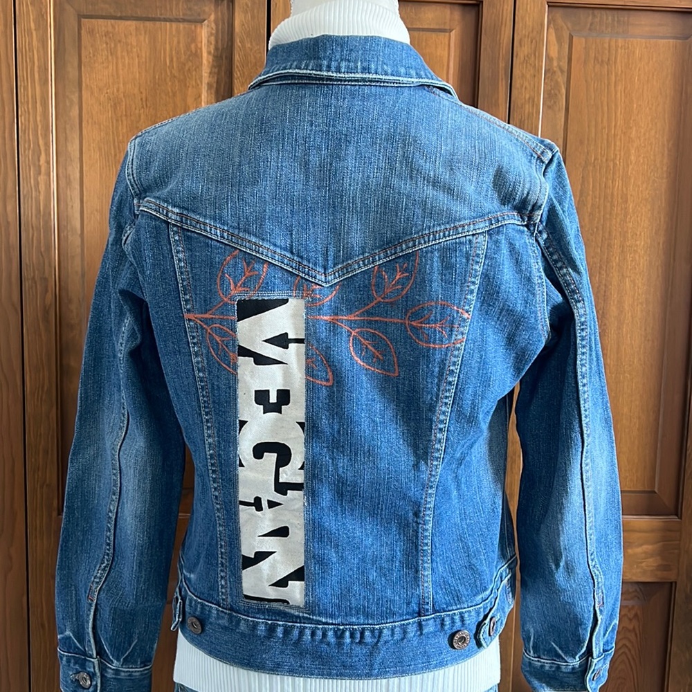 Customized VEGAN Denim Jacket